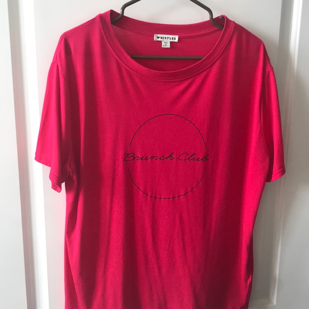 Hot pink T-shirt